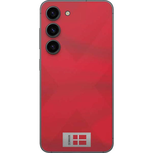Denmark Soccer Flag Galaxy S23 Skin